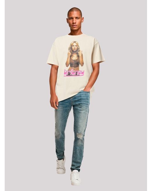 F4NT4STIC T-Shirt in White für Herren