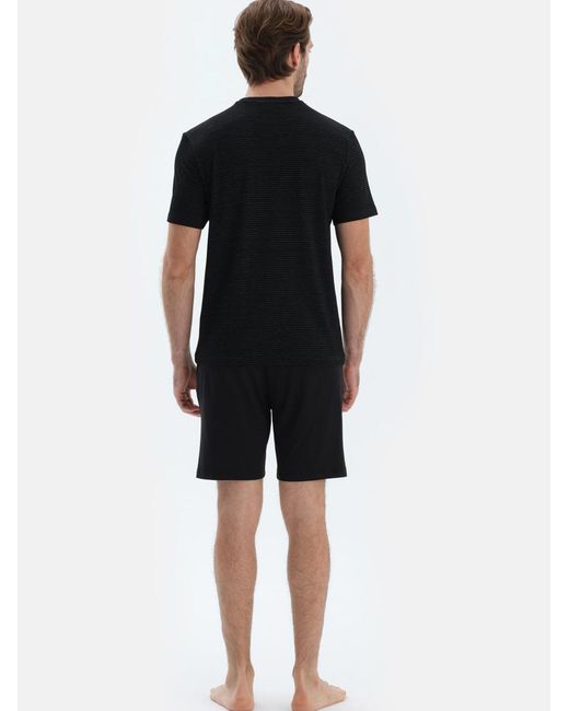 Dagi Pyjama in Black für Herren