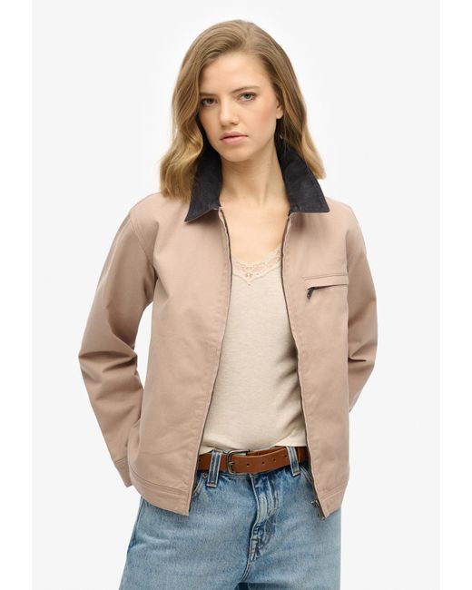 Superdry Natural Jacke 'Ranch'