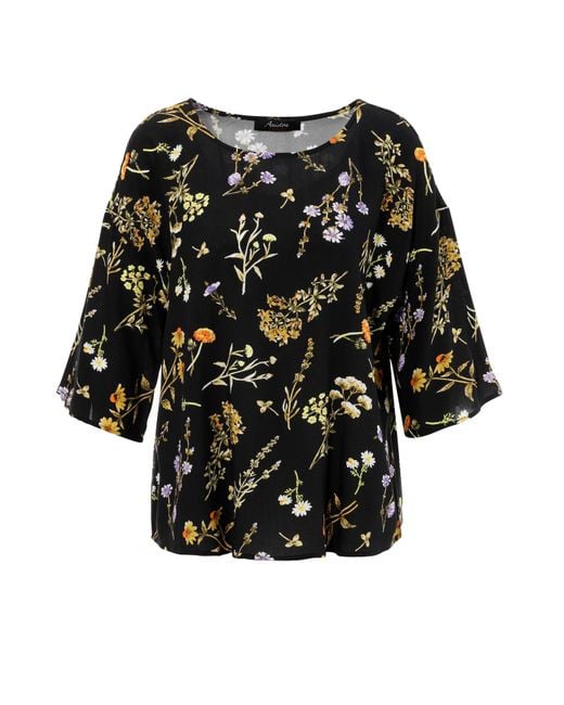 Aniston CASUAL Black Bluse
