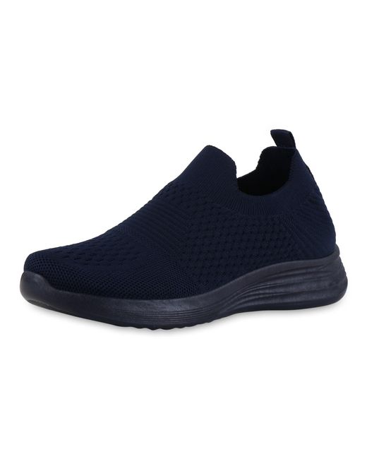VAN HILL Blue Slip On 'Allison'