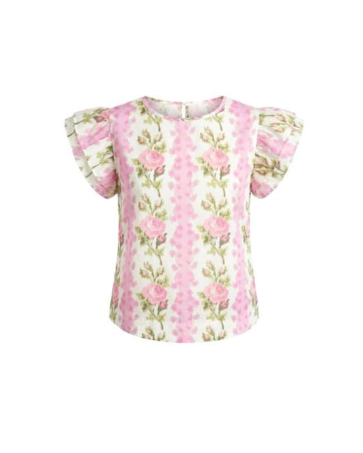 Usha White Bluse