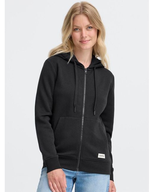 Oxmo Black Kapuzensweatjacke Oxkaren