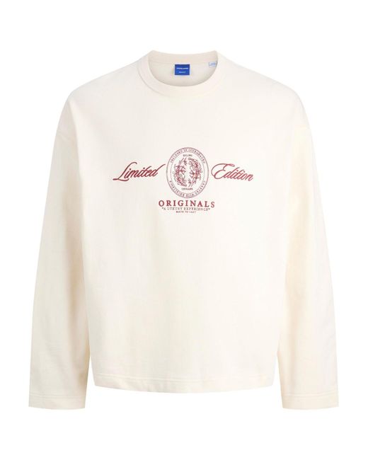 Jack & Jones Sweatshirt Jordia in White für Herren