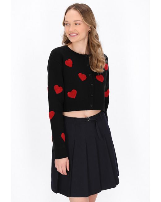 myMo Black Strickjacke