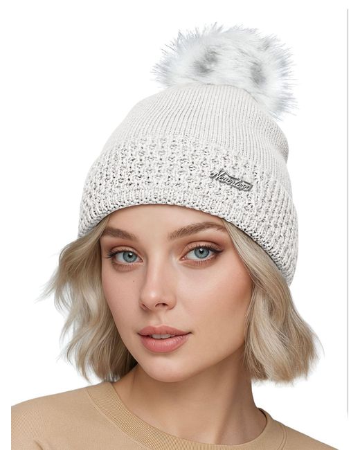 Neverless White Mütze Finnja