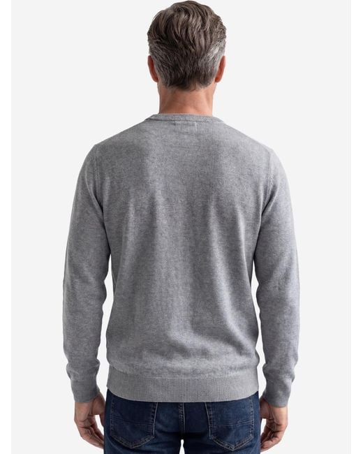 Redmond Pullover Basic in Gray für Herren