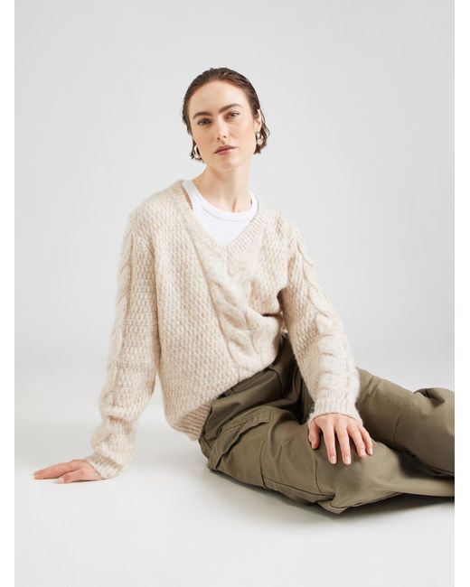 Pieces Natural Pullover Pcnina