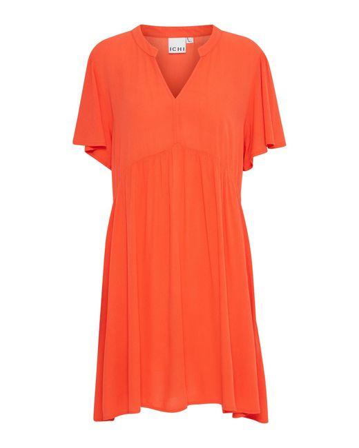 Ichi Orange Kleid 'marrakech'