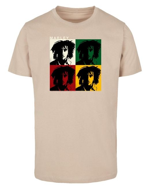 F4NT4STIC T-Shirt Bob Marley in Multicolor für Herren