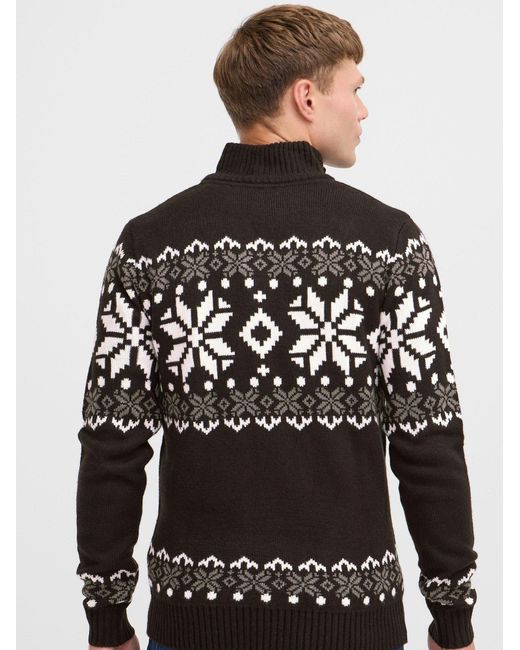 Solid Pullover Norwin in Black für Herren