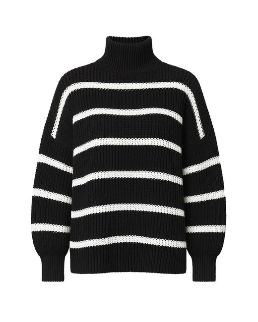 Elara Black Pullover