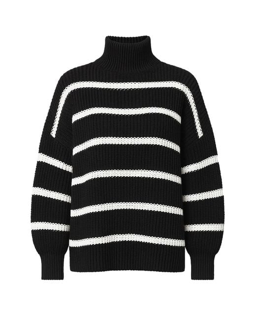 Elara Black Pullover
