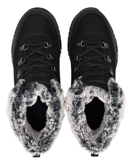 Skechers Black Schnürstiefelette