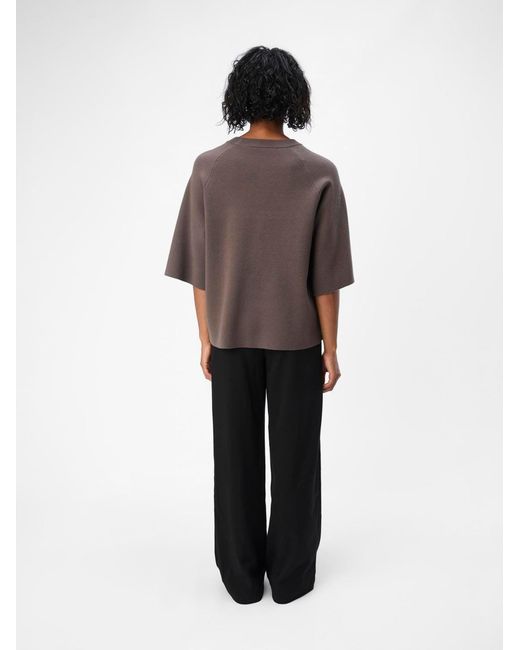 Object Brown Pullover Objreynard
