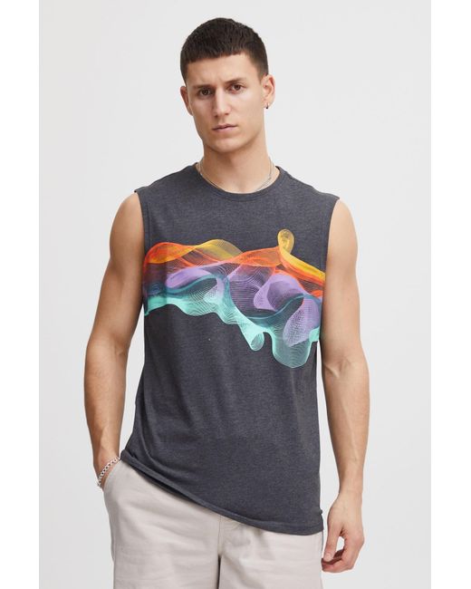 Solid Shirt in Gray für Herren