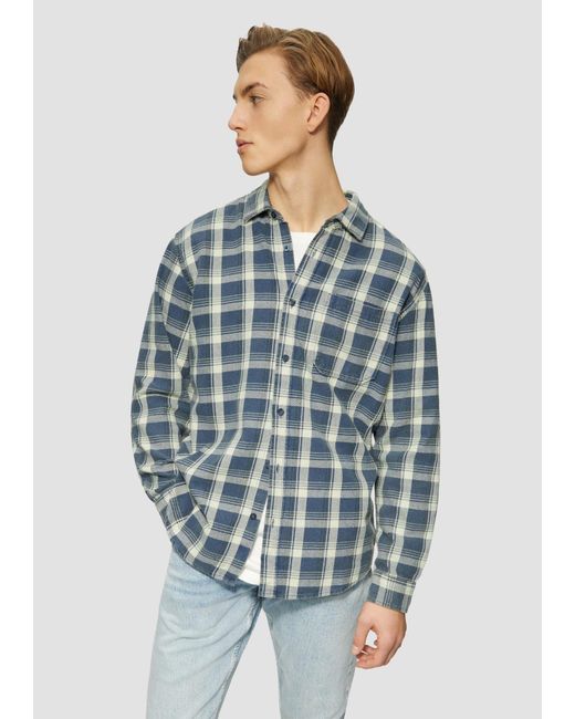 QS Hemd in Blue für Herren