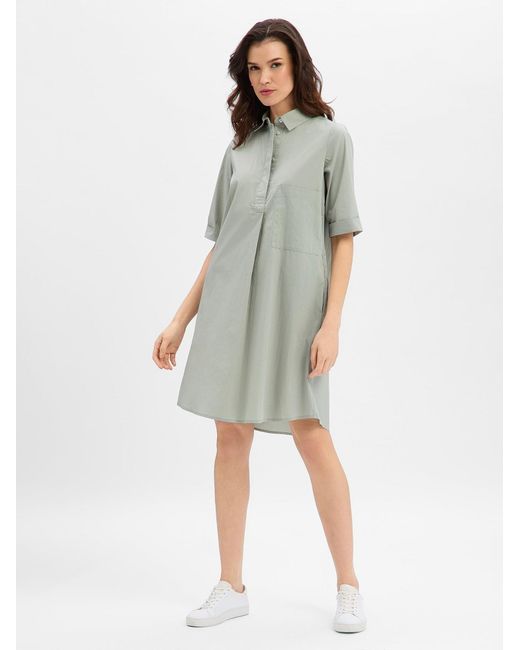 Marie Lund Green Blusenkleid Lisa