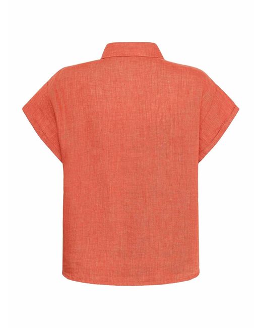 Knowledge Cotton Orange Bluse Aster