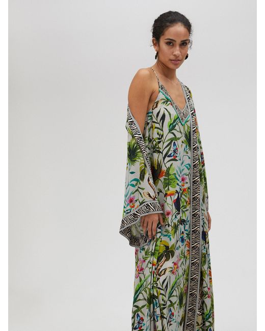 Lola Casademunt Green Maxikleid