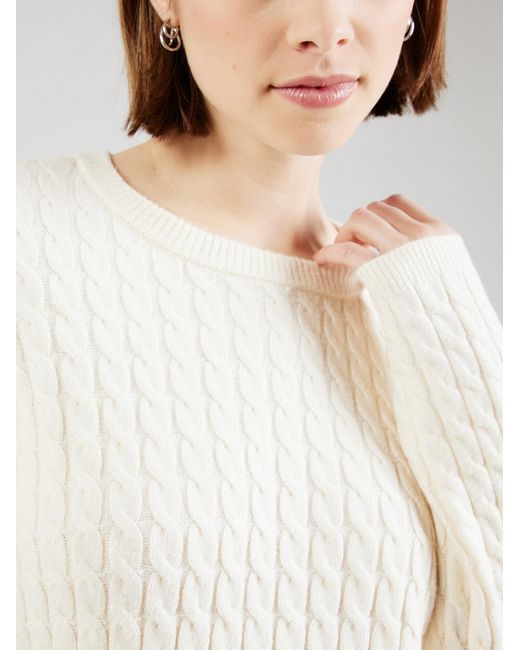 Pieces White Pullover Pcfia