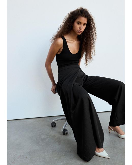 Mango Black Jumpsuit Jay