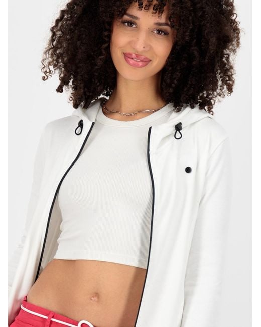 Alife & Kickin White Sweatjacke Lissandraak