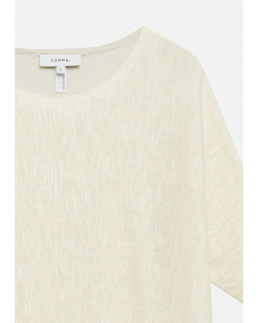 Comma, White Strickpullover