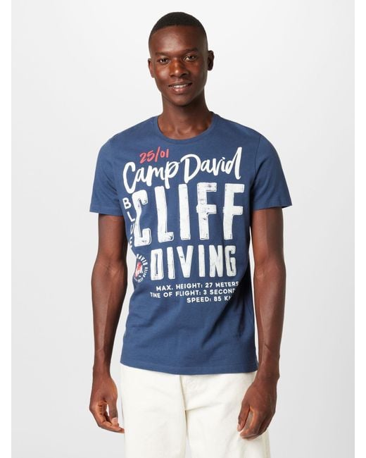 Camp David Camp david t-shirt in Blau für Herren | Lyst DE
