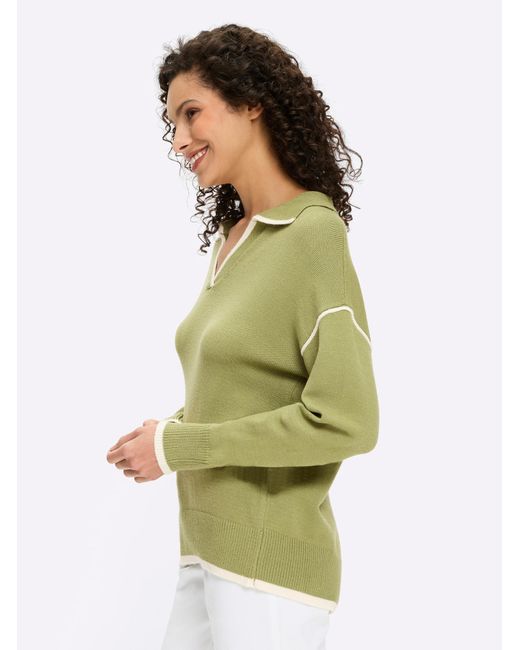 heine Green Pullover