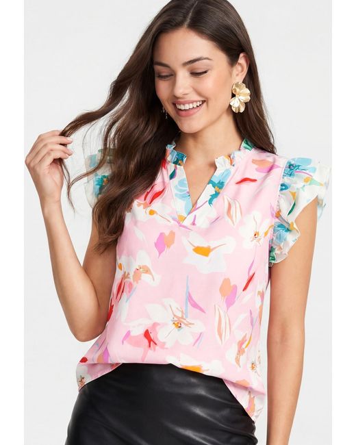 faina Pink Bluse