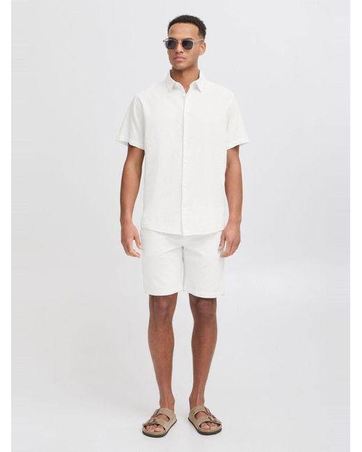 INDICODE Hemd Monk in White für Herren