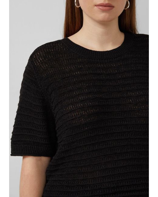 QS Black Strickpullover
