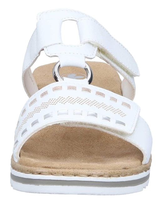 Rieker White Pantolette Basic