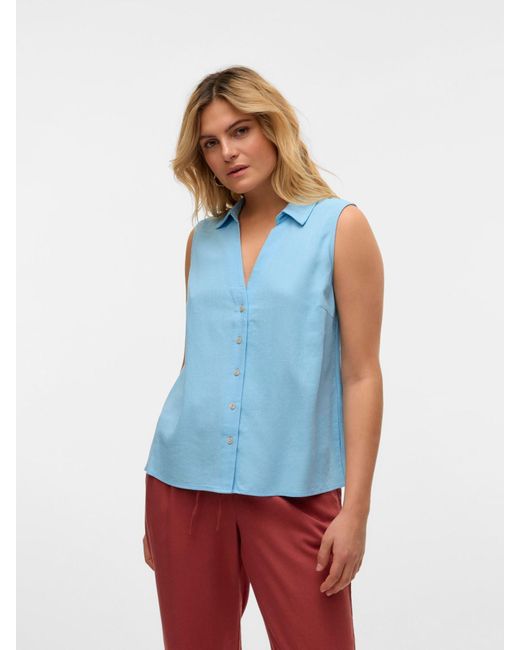 Vero Moda Blue Bluse 'Vmmymilo'