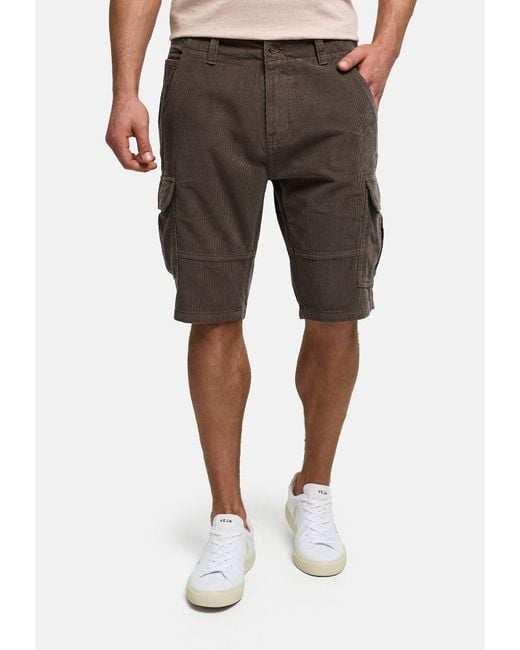 INDICODE Cargoshorts Monroe in Gray für Herren