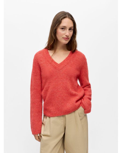 Object Red Pullover Objagate