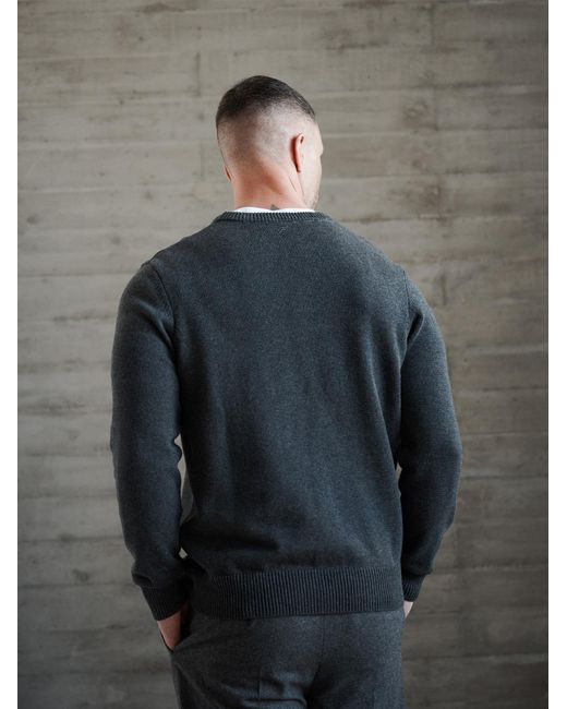 DAN FOX APPAREL Pullover Essential in Black für Herren