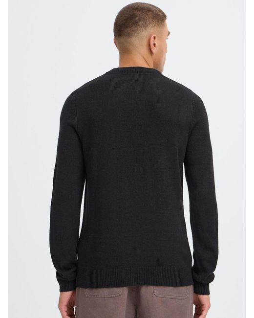 Solid Strickpullover Sdbabak in Black für Herren
