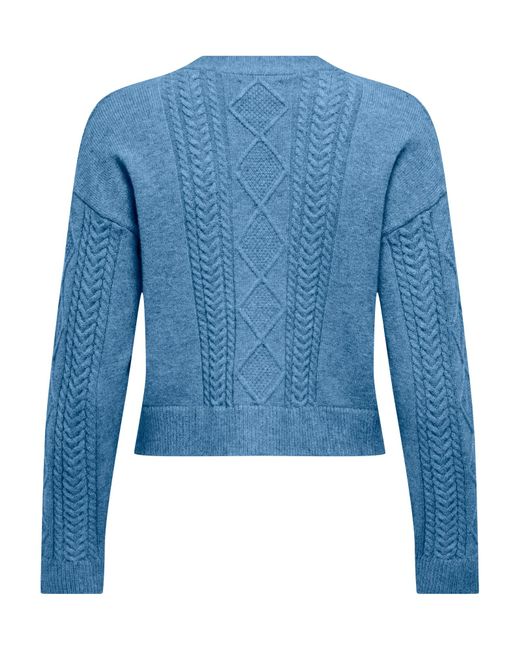 ONLY Blue Strickjacke 'Onlfia'