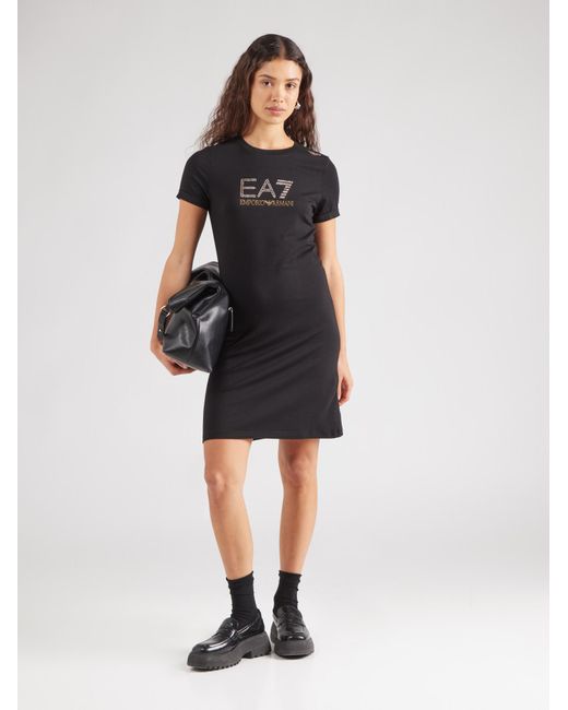 EA7 Black Kleid Train Evolution
