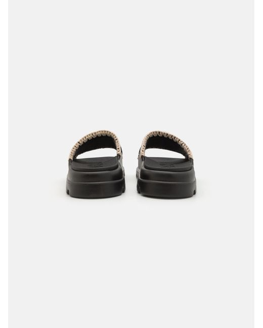 Mou Black Pantolette