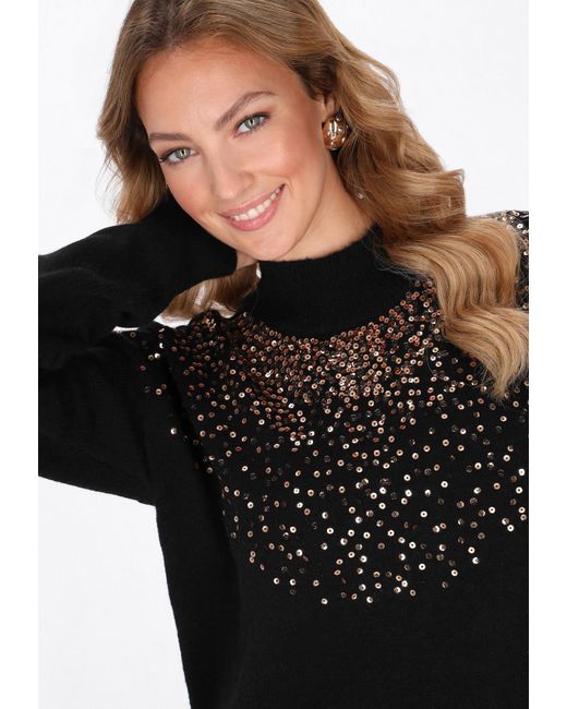 faina Black Pullover