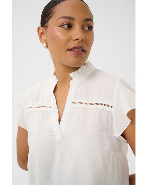 Kaffe White Bluse