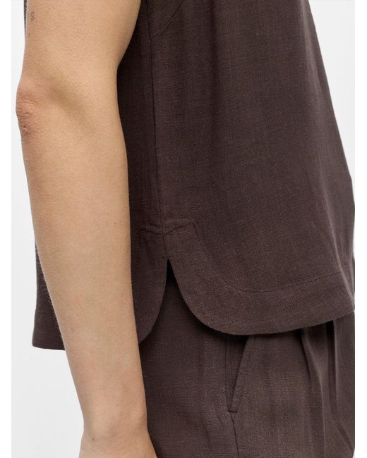 Object Brown Bluse Objsanne