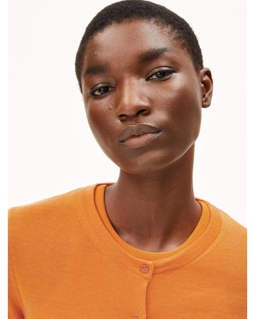 ARMEDANGELS Orange Strickjacke Ophaliaa Merino