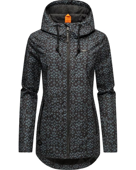 Ragwear Black Funktionsjacke 'Zuzka'