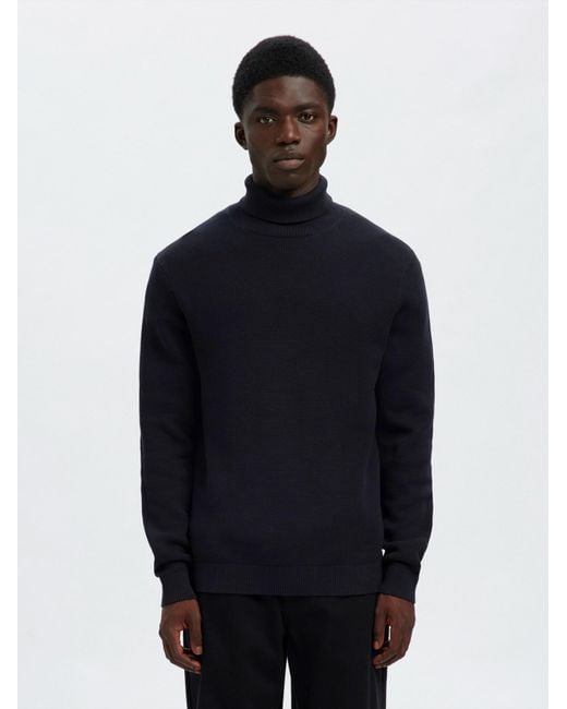 SELECTED Pullover Slhdane in Blue für Herren