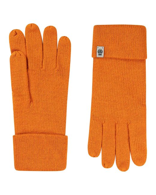 Roeckl Orange Strickhandschuhe Essentials