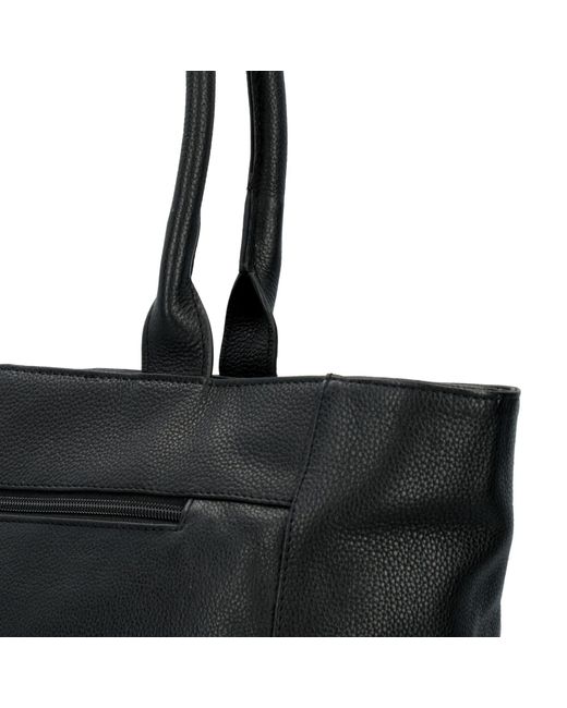 Greenburry Black Vegas Shopper Tasche Leder 46 Cm